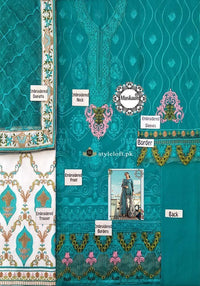 Maria B Embroidered Lawn Collection 2019 Unstitched 3 Piece Suit MB19L 15A - Spring / Summer Collection