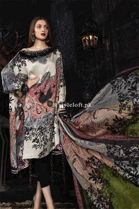 Maria.B Embroidered Lawn Collection 3Pc Replica Suit SF-07