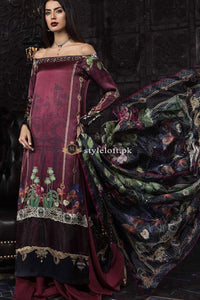 Maria.B Embroidered Lawn Collection 3Pc Replica Suit SF-08