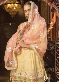 STYLE LOFT.PK Maria B Embroidered Lawn Unstitched 3 Piece Suit MB19L 07B - Spring  Summer Collection