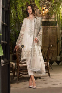 STYLE LOFT.PK Maria B Embroidered Lawn Unstitched 3 Piece Suit MBE19L 607 - Eid Collection