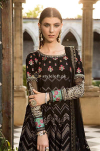 STYLE LOFT.PK Maria B Embroidered Lawn Unstitched 3 Piece Suit MBE19L 609 - Eid Collection