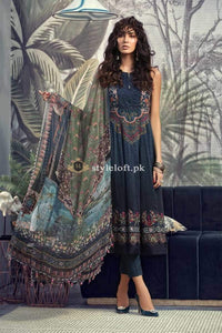 STYLE LOFT.PK Maria B Embroidered Linen Collection 2019 M.Prints MPT-704-A