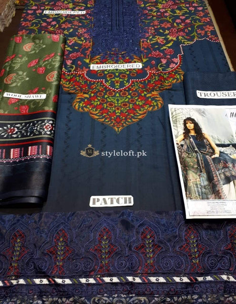 STYLE LOFT.PK Maria B Embroidered Linen Collection 2019 M.Prints MPT-704-A