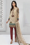 STYLE LOFT.PK Maria B Evening Wear Bridal Collection 3Pc Suit Beige SF-1913 Maysori
