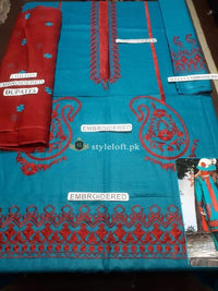 STYLE LOFT.PK Maria.B Fall/Winter Collection 2019 Unstitched 3PC Suit LF-53