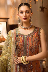 STYLE LOFT.PK Maria.B Formal/ Wedding Wear Embroidered Chiffon 3 Piece Suit FX-846