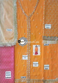 Maria.B Kids Chiffon Collection 3Piece MKS-203