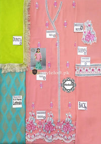 STYLE LOFT.PK Maria B Kids Collection 2019-MKD-MKD-232-Pink Unstitched 3Pc Dress