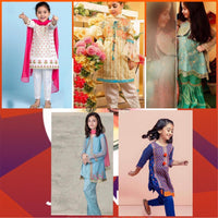 STYLE LOFT.PK Maria B Kids Collection 2019 Unstitched 2 Piece Suit - Vol. 3 -  Pack of 5