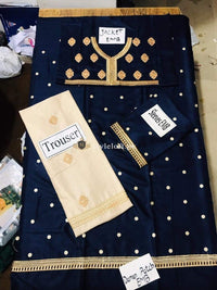 STYLE LOFT.PK Maria B Kids Collection Linen Embroidered Two Piece Suits MKD-116