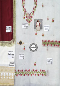 STYLE LOFT.PK Maria B Kids Collection Unstitched 3Pc Dress 2019 MKS-210 White