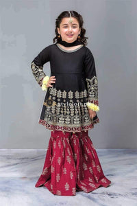 STYLE LOFT.PK Maria.B Kids Eid Collection Unstitched 3Piece Suit MKD-231 Black