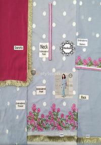 STYLE LOFT.PK Maria B Kids Lawn Collection 2019 Unstitched 3 Piece Suit-D05