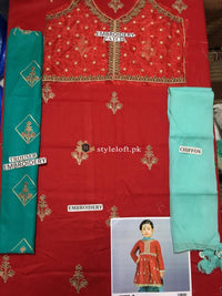 STYLE LOFT.PK Maria B Kids Virasat Eid Lawn Collection 3Pc Suit MKD-06