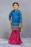 STYLE LOFT.PK Maria B Kids Virasat Eid Lawn Collection 3Pc Suit MKD-08