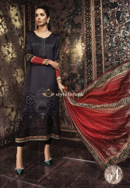 Maria.B Lawn Embroidered Collection 2019 3Piece Replica Suit