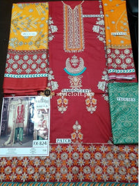 Maria.B Linen 3Piece with Wool Shawl BD-24