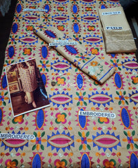 STYLE LOFT.PK Maria B Linen Collection Embroidered 2PC Unstitched Suit