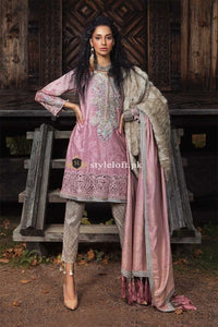 Maria.B Linen Winter Collection-2018 3Piece DL-03