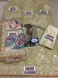 Maria.B Eid Collection Unstitched 3Piece Suit BD-1803