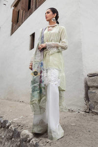 STYLE LOFT.PK Maria B MPrints Embroidered Linen Unstitched 3 Piece Suit MBP19K-7B