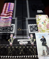 STYLE LOFT.PK Maria B MPrints Katpana Linen 3Piece Suit with Chiffon Dupatta MPT-10B