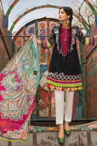 STYLE LOFT.PK Maria.B Mprints Lawn Collection 2019 3Piece Suit MPT-503-A