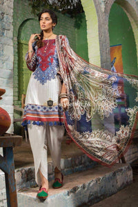STYLE LOFT.PK Maria.B Mprints Lawn Collection 2019 3Piece Suit MPT-503-B