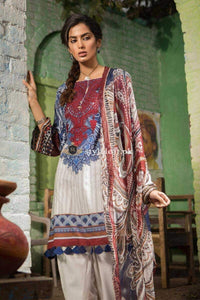 STYLE LOFT.PK Maria.B Mprints Lawn Collection 2019 3Piece Suit MPT-503-B