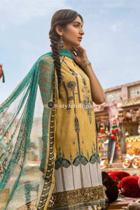 STYLE LOFT.PK Maria.B Mprints Spring/ Summer Lawn 3Piece Suit MPT-502-A