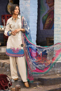 STYLE LOFT.PK Maria.B Mprints Spring/ Summer Lawn 3Piece Suit MPT-508-B