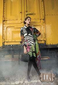 Maria.B MPrints Winter Linen 3Piece Mpt-11-B