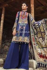 Maria.B Mprints Winter MPT-303-A-Blue