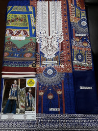 Maria.B Mprints Winter MPT-303-A-Blue