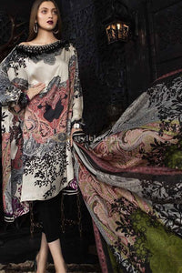 Maria.B Silk Collection 2019 Unstitched 3 Piece Suit -MB-07