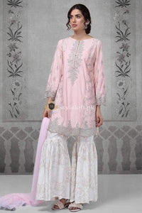 STYLE LOFT.PK Maria.B Summer Lawn 3Pc Suit, Chiffon Dupatta DW-2117-Pink