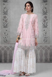 STYLE LOFT.PK Maria.B Summer Lawn 3Pc Suit, Chiffon Dupatta DW-2117-Pink