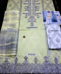 STYLE LOFT.PK Maria.B Summer Lawn 3Pc Suit, Chiffon Dupatta DW-2117-Yellow