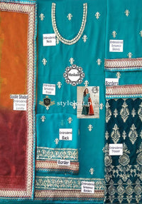 Maria.B Unstitched Chiffon Collection 2018 3Piece MB-1810