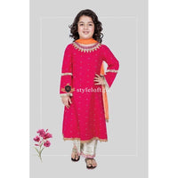 Maria.B Virasat Kids Two Piece MKD-195-Pink