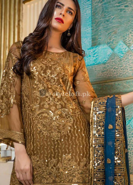 Maryum n Maria Embroidered Mysoori Collection Unstitched 3 Piece Suit MNM18-C2 206