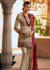 STYLE LOFT.PK Maryum N Maria Embroidered Unstitched 3 Piece Suit SMM19LC 08 Pien-Luxury Collection