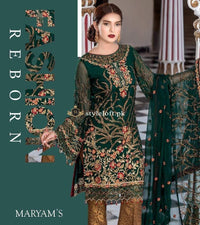 Maryum N Maria Linen 3Piece BD-24-Green