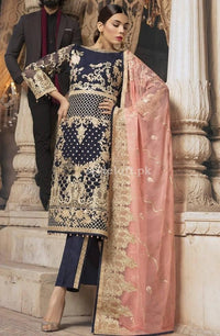 STYLE LOFT.PK Maryum N Maria Shamrock Luxury Chiffon Collection 2019- Poek MMS-509