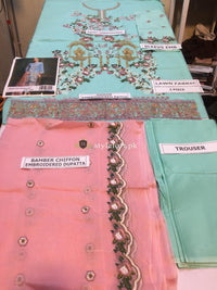 Mausummery Lawn Collection 2019 Embroidered Unstitched 3Pc Dress