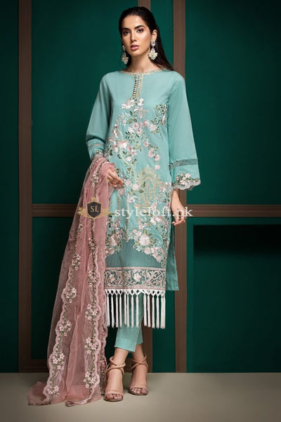 Mausummery Lawn Collection 2019 Embroidered Unstitched 3Pc Dress