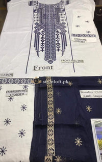 STYLE LOFT.PK Mawra Hocane Eid Pakistani Gharara Dress Unstitched 3PC Suit