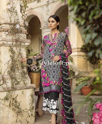 Mina Hassan Chiffon Collection 2018 – Black