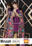 Mirusah Designer Lawn 3Pc - Chiffon Embroidered Dupatta MN-19